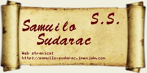 Samuilo Sudarac vizit kartica